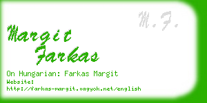 margit farkas business card